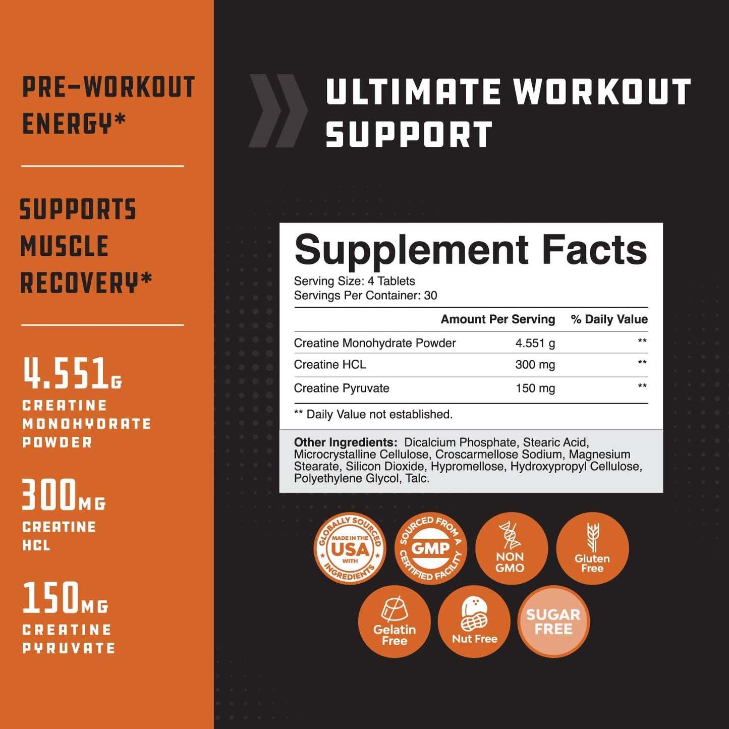 Male Enhancement Bundle: Horny Goat Weed for Stamina & Energy + High Strength Tri Phase Creatine for Muscle Building