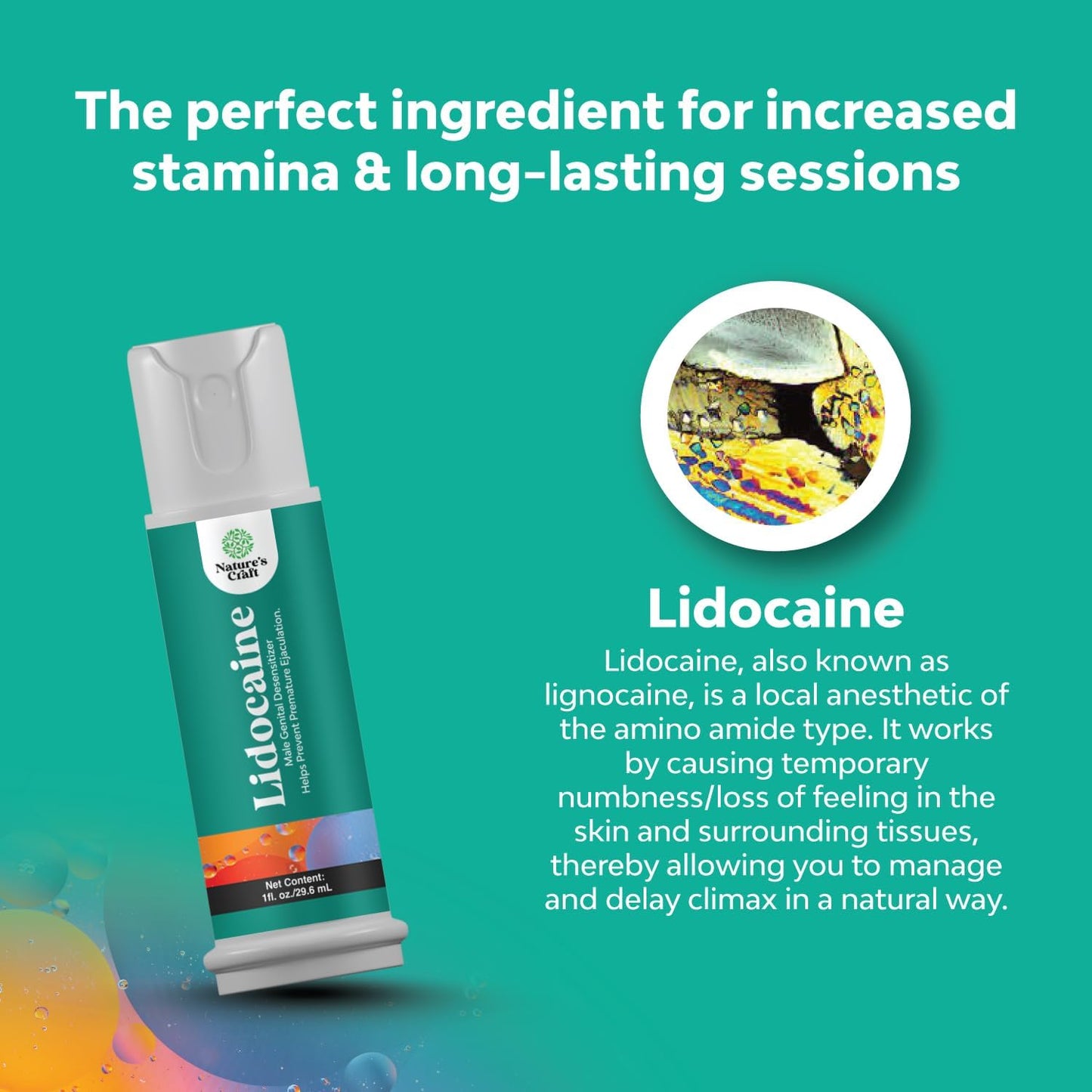 Male Enhancement Bundle: Horny Goat Weed for Stamina & Energy + Lidocaine Topical Spray for Climax Control