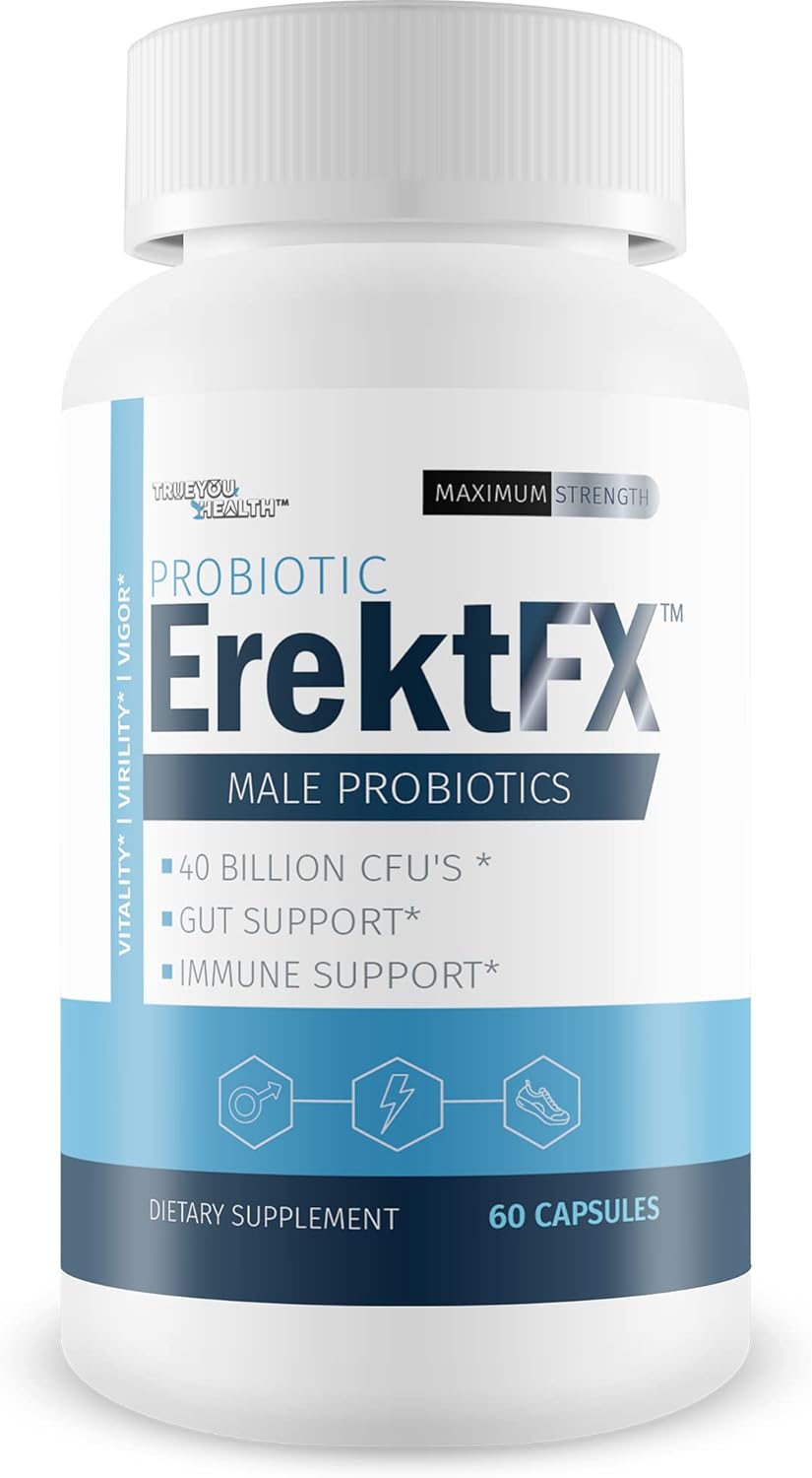 Male Probiotic Supplement - Boost Gut Health with 40 Billion CFU's for Men - Enhance Overall Wellness and Vitality