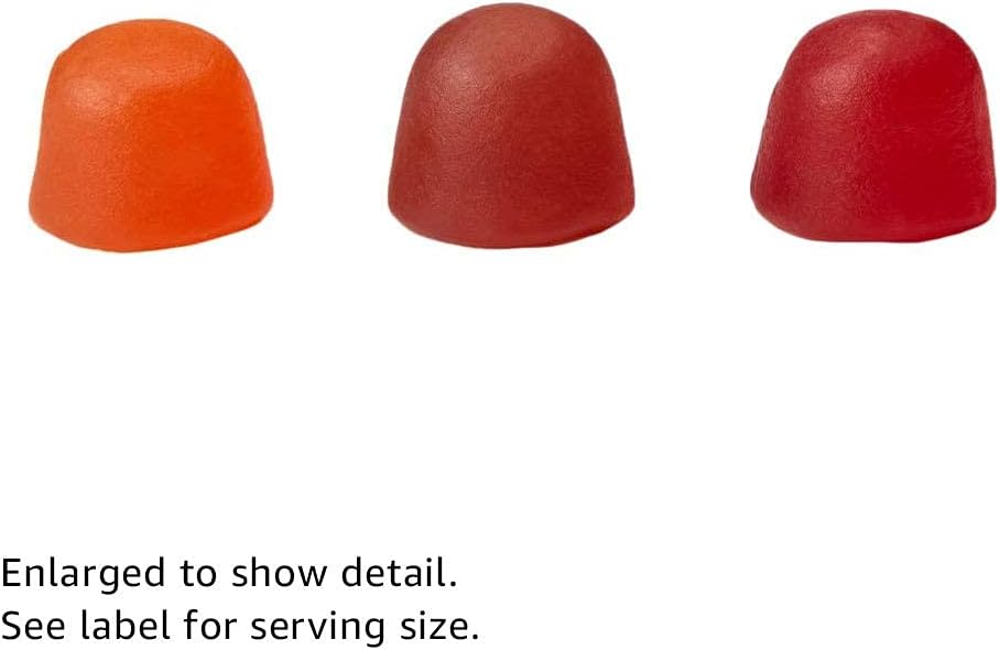 Mama Bear Organic Kids Multivitamin Gummies, 120 Count, 2 Month Supply, Berry, Cherry & Orange Flavors