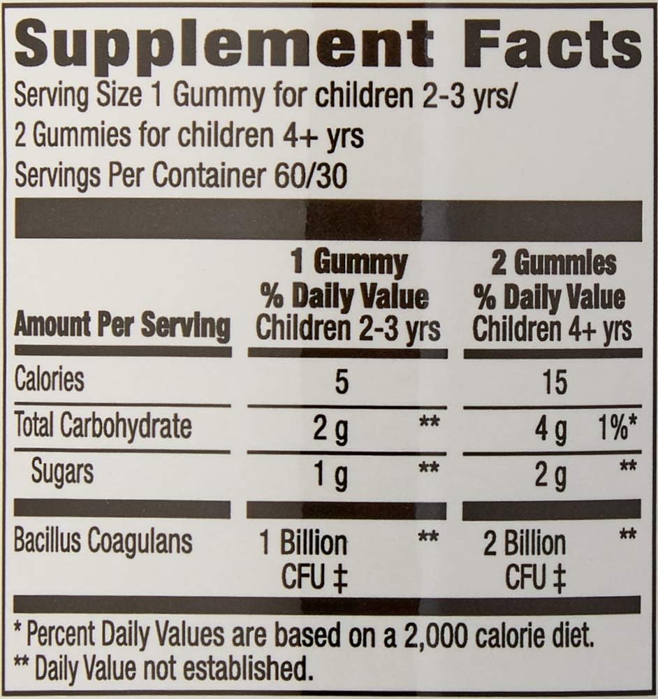 Mama Bear Vegan Probiotic & Kids Vitamin C Gummies Bundle, 60 Gummies each, High Potency Formula