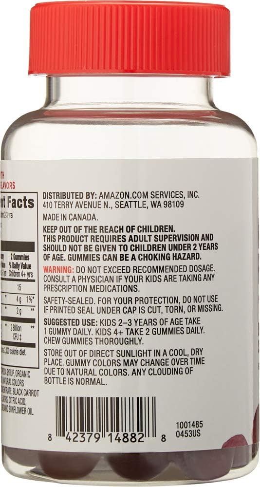 Mama Bear Vegan Probiotic & Kids Vitamin C Gummies Bundle, 60 Gummies each, High Potency Formula