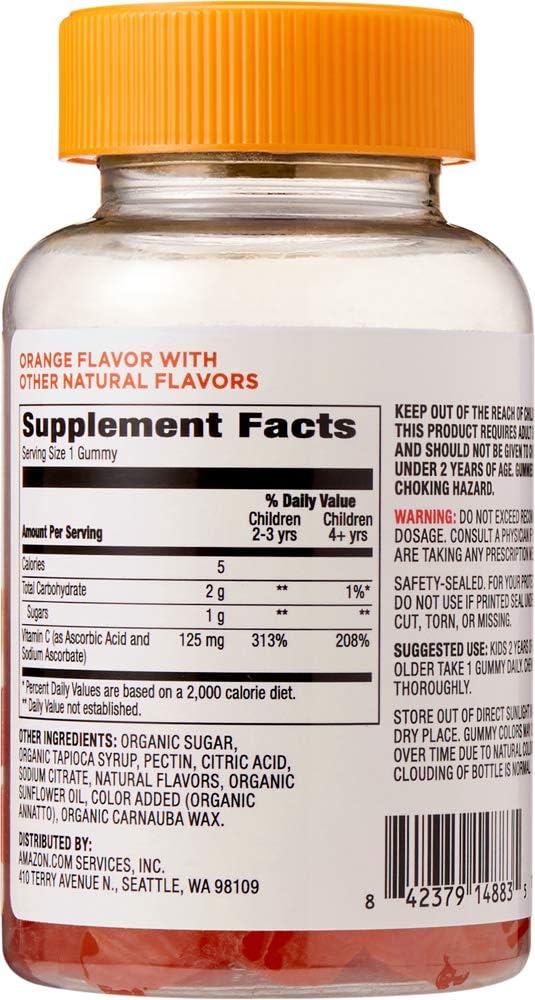 Mama Bear Vegan Probiotic & Kids Vitamin C Gummies Bundle, 60 Gummies each, High Potency Formula