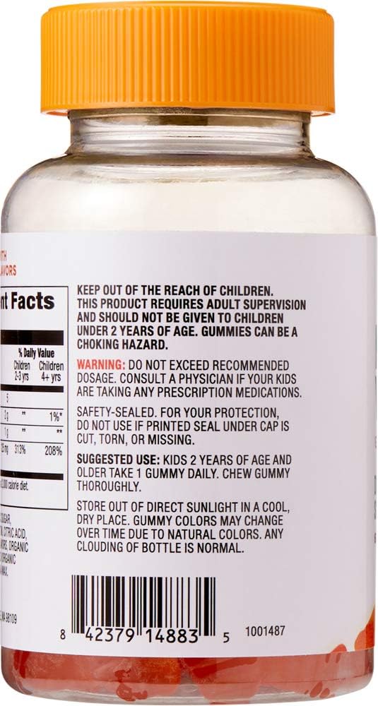 Mama Bear Vegan Probiotic & Kids Vitamin C Gummies Bundle, 60 Gummies each, High Potency Formula