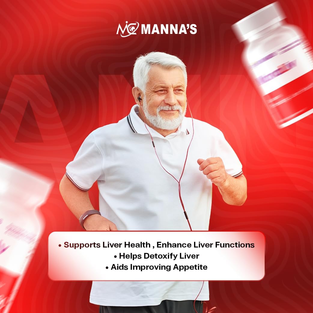 MannaLiv Liver Health Support Supplement - 60 Tablets by MIC Manna