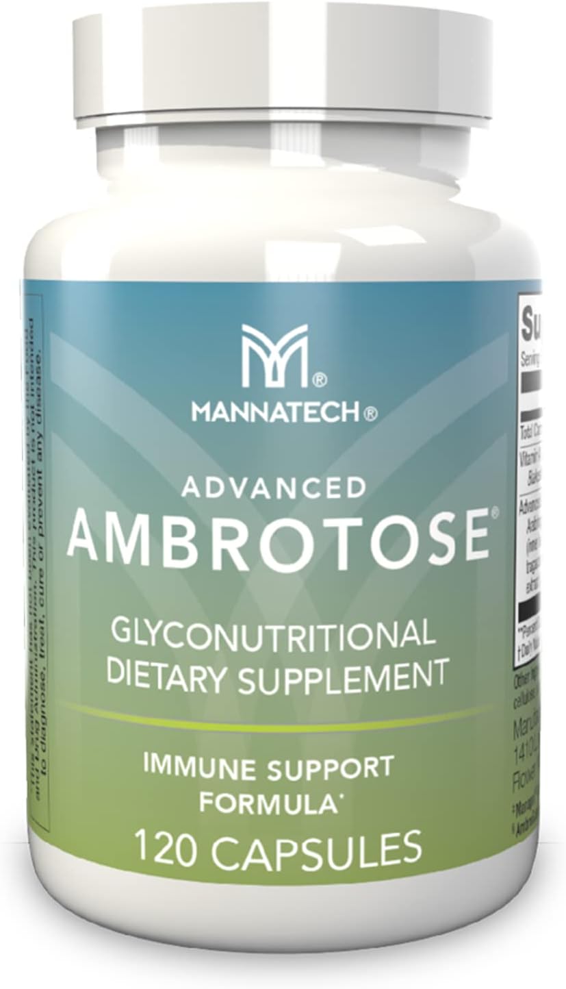 Mannatech Ambrotose Capsules - Advanced Formula with 120 Capsules