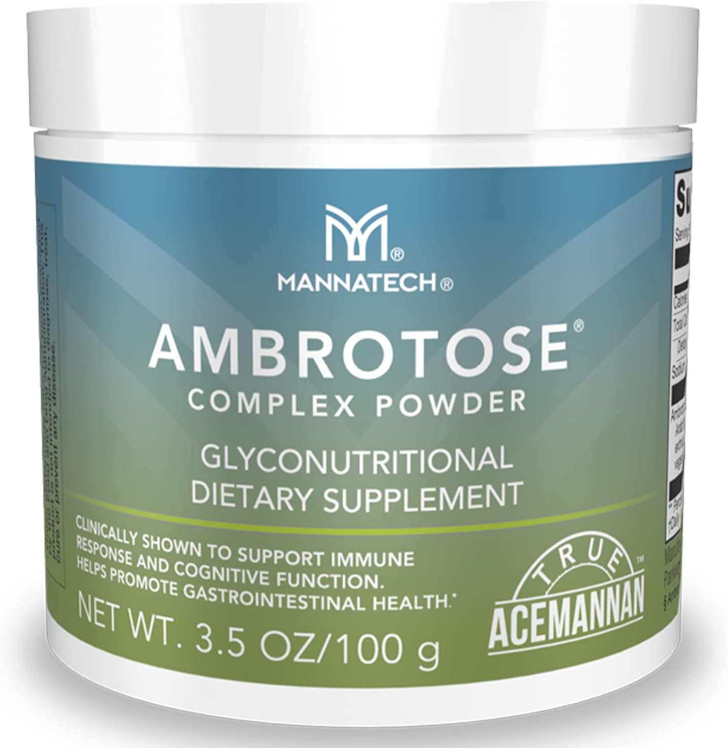 Mannatech Ambrotose Complex Immune Support Supplement with Manapol Powder - 100% Aloe Vera - 25 Days Supply for Cell-to-Cell Communication and Healthy Immune Defense