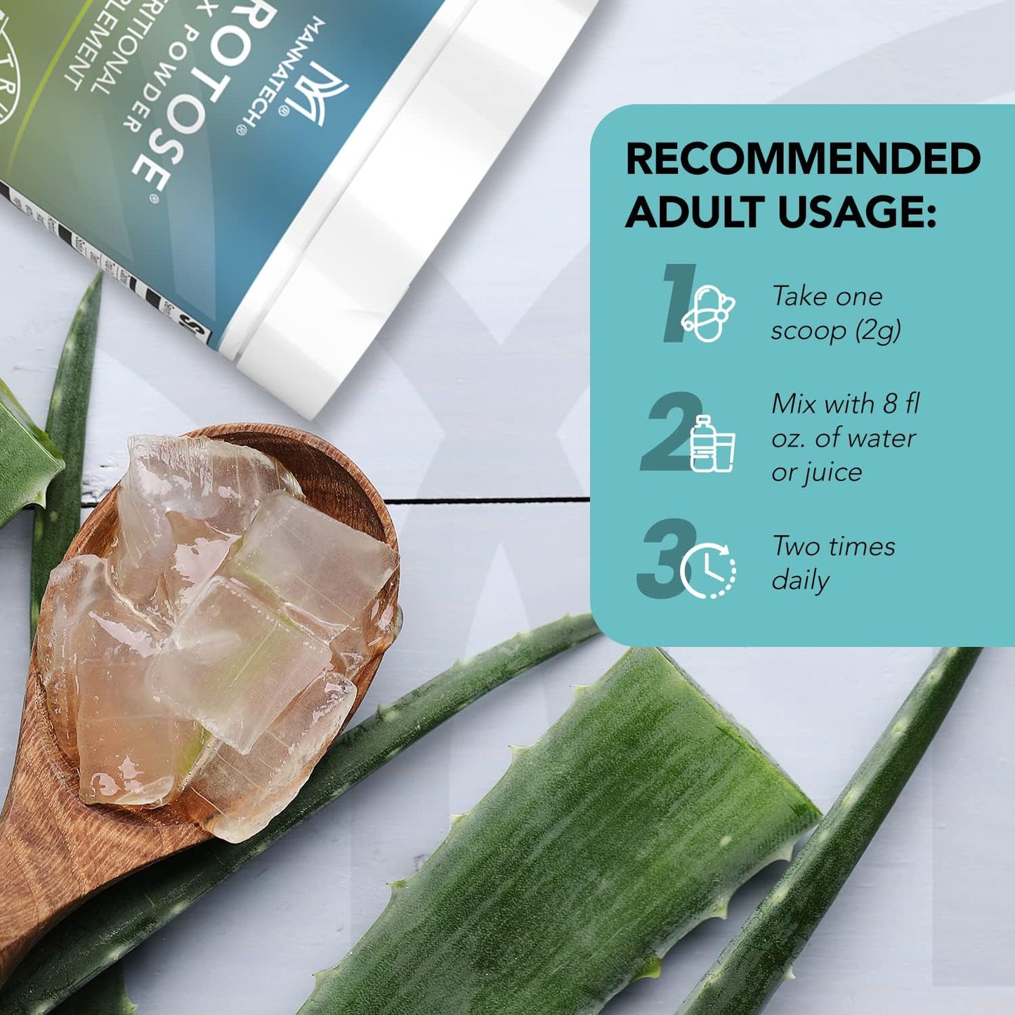 Mannatech Ambrotose Complex Immune Support Supplement with Manapol Powder - 100% Aloe Vera - 25 Days Supply for Cell-to-Cell Communication and Healthy Immune Defense