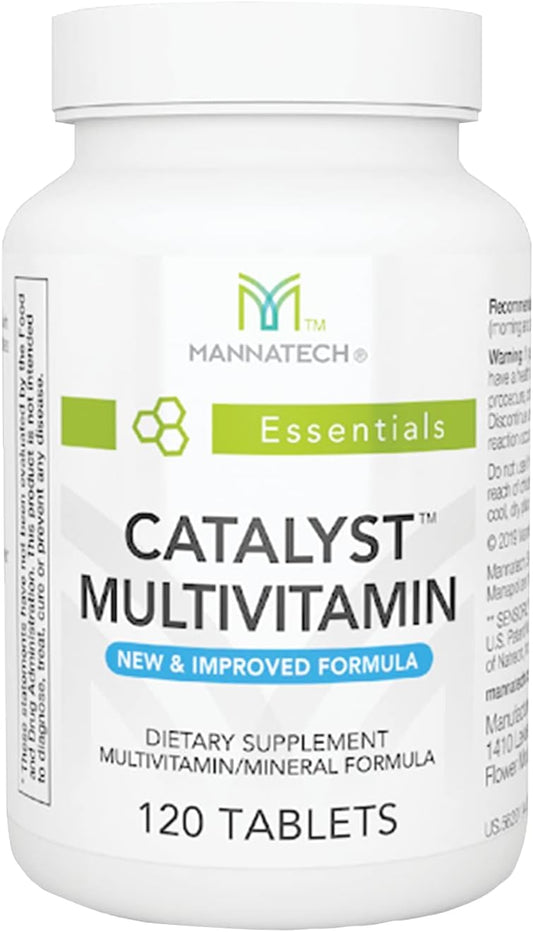 Mannatech Catalyst Multivitamin 120 Tablets with Antioxidants A, C, E and Ashwagandha for Physical and Emotional Support