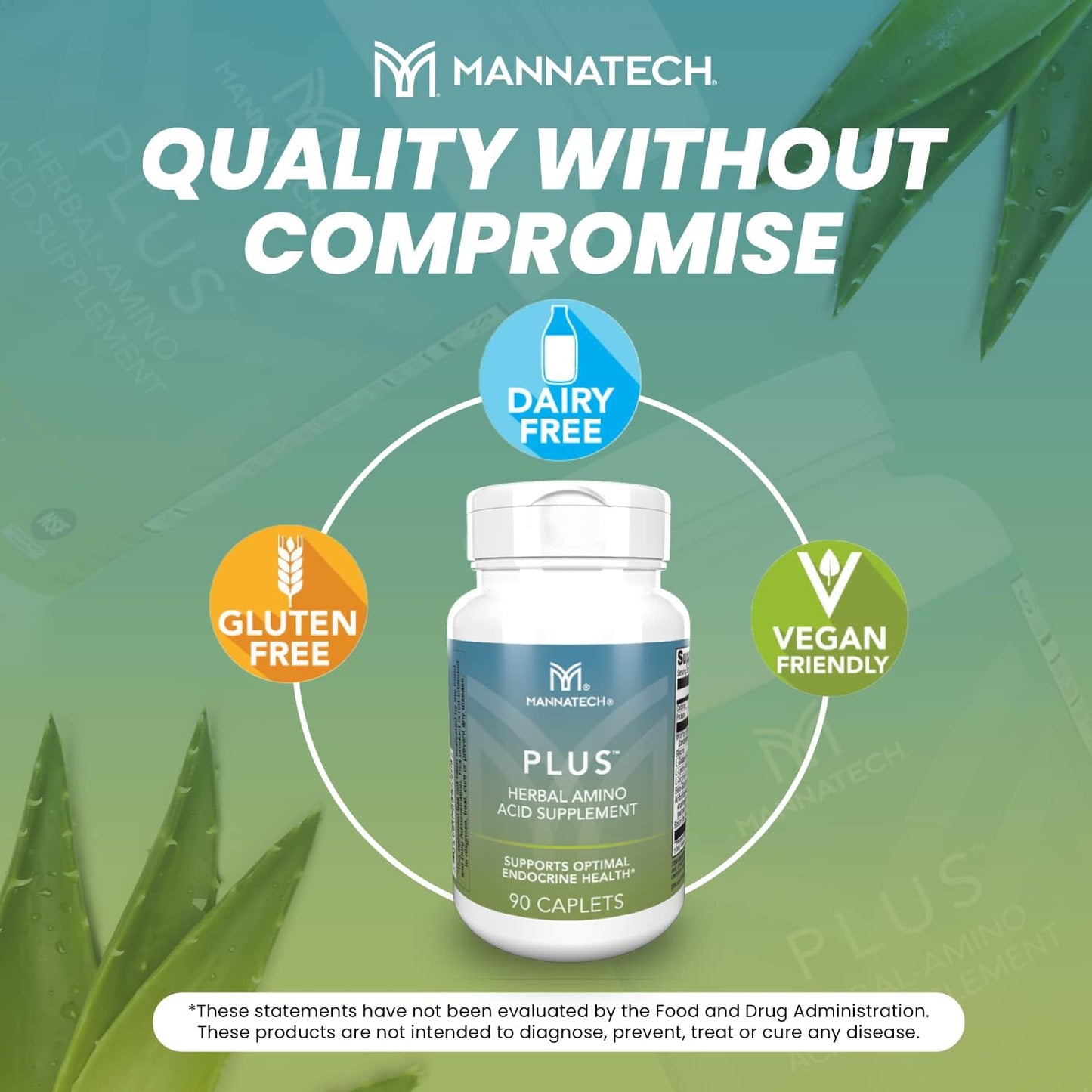 Mannatech Plus Supplement with 90 Capsules for Daily Nutritional Support