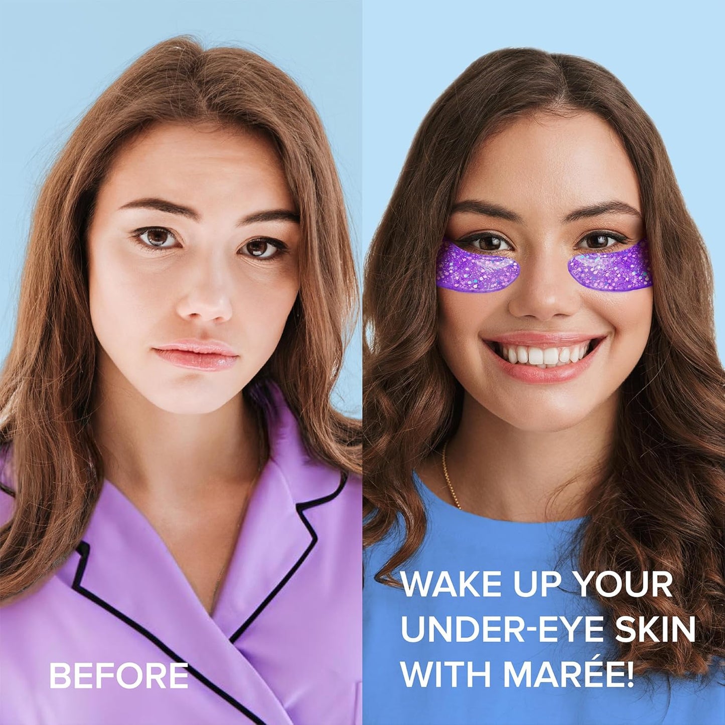 MAREE Bundle: Vitamin B1 Gummies, Lip Mask, Under Eye Gels with A, E, D, C Vitamins, Collagen & Hyaluronic Acid Complex - Skin, Nails, Hair Care - Lip Mask for Dry Lips, Eye Gels for Puffy Eyes