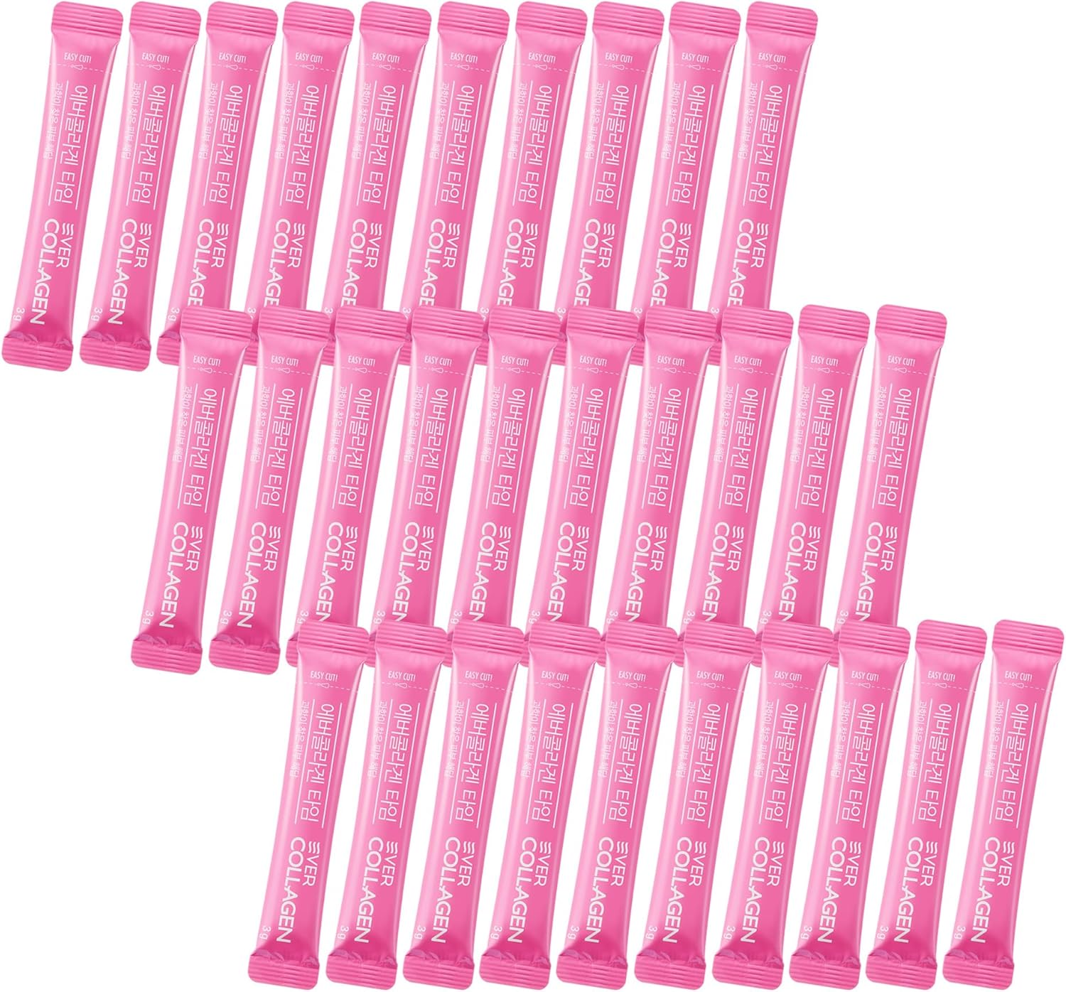 Marine Collagen Peptides Powder Stick for Skin, Hair, and Nail Health - Type I & III Collagen Supplement for Women and Men - 30 Packets