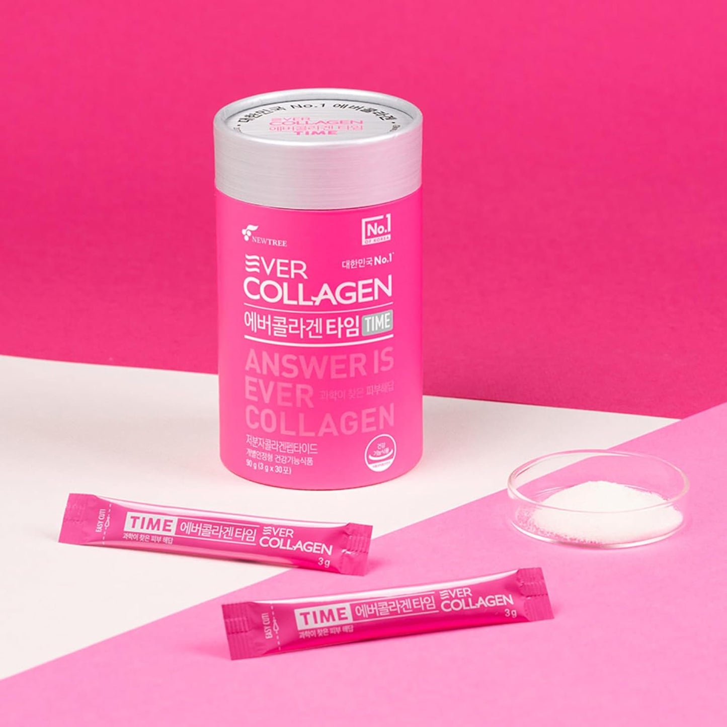 Marine Collagen Peptides Powder Stick for Skin, Hair, and Nail Health - Type I & III Collagen Supplement for Women and Men - 30 Packets