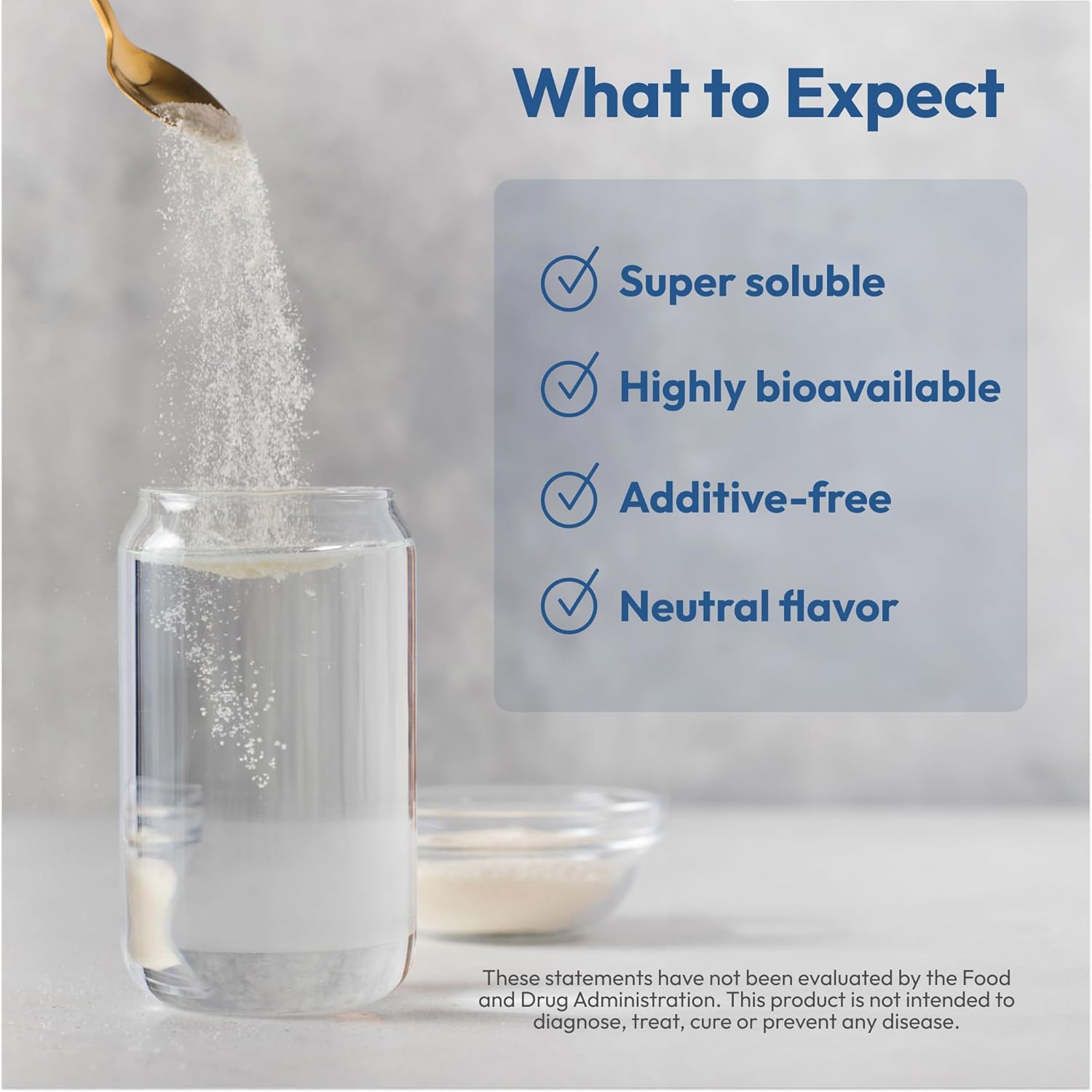 Marine Collagen Peptides Powder with MSM - 240 Servings for Skin and Joint Health, Super Soluble, No Fishy Flavor, Non-GMO