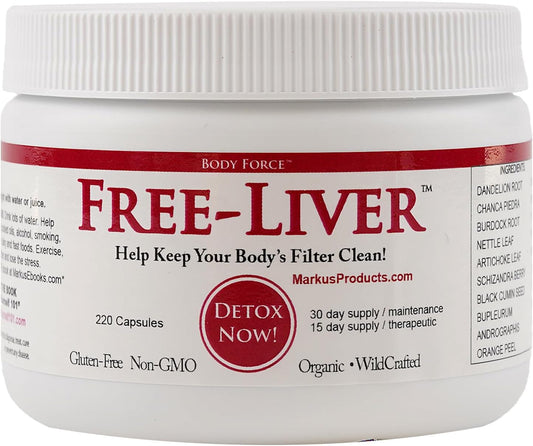 Markus Liver Formula Capsules - Natural Supplement for Liver Health and Detoxification