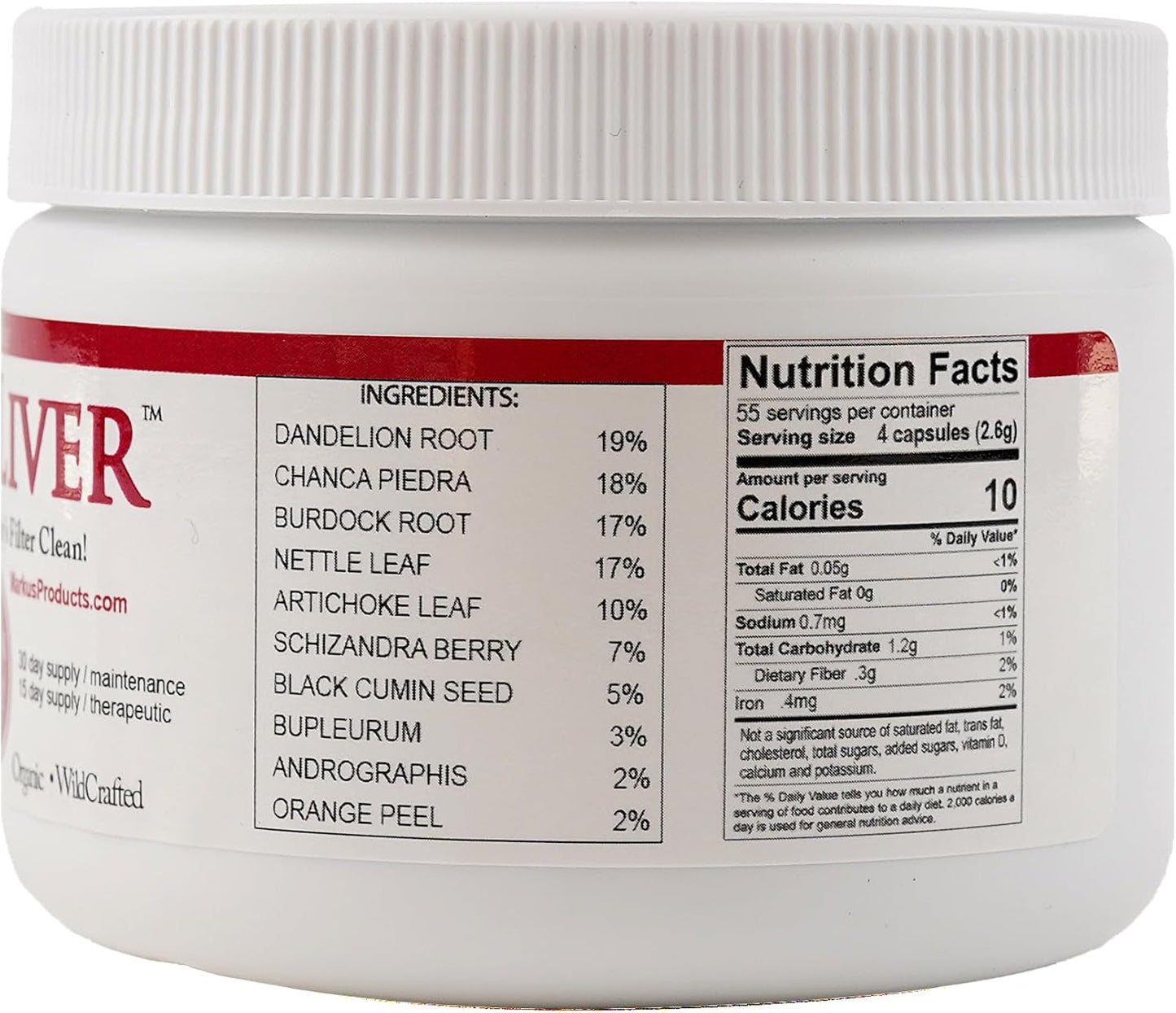 Markus Liver Formula Capsules - Natural Supplement for Liver Health and Detoxification