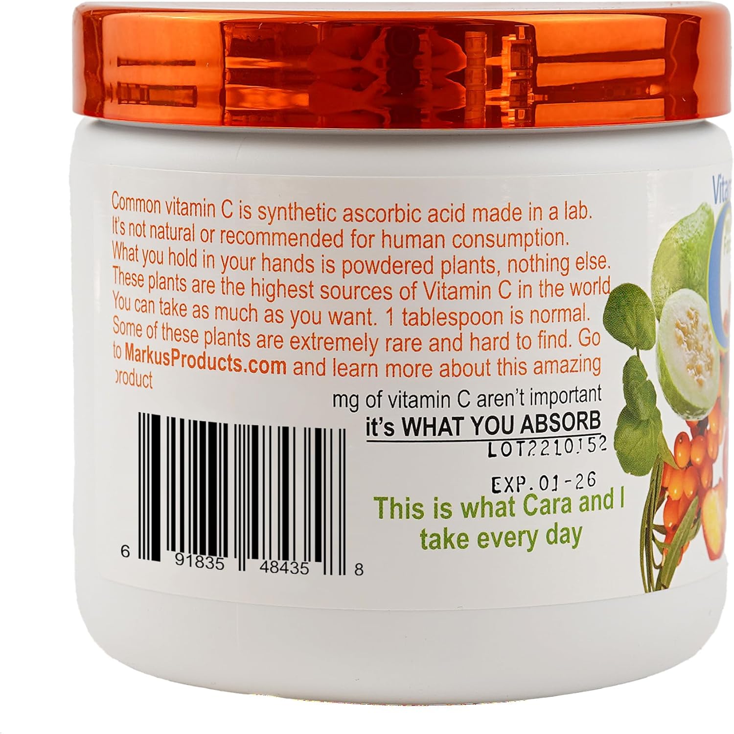 Markus Vitamin C Supplement for Immune Support and Energy Boost