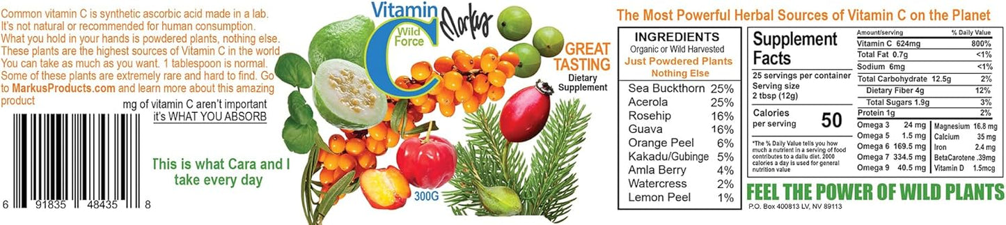 Markus Vitamin C Supplement for Immune Support and Energy Boost