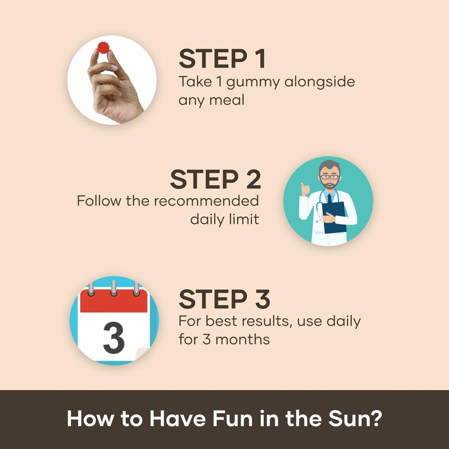 Mars by GHC Glow Skin Gummies for Men - 30 Day Pack with Vitamin C, Hyaluronic Acid, Vitamin E & Biotin - Skin Hydration & Regeneration