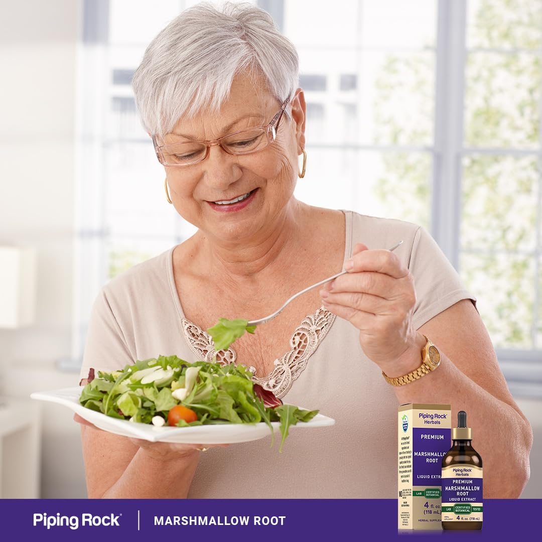 Marshmallow Root Tincture 4 Fl Oz - Alcohol Free Liquid Extract - Vegetarian Supplement - Non-GMO Gluten Free