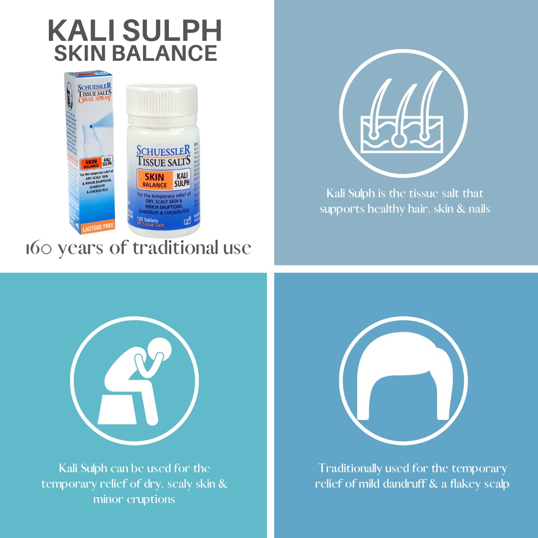 Martin & Pleasance Kali Sulph 6X Tissue Salts - 125 Tablets