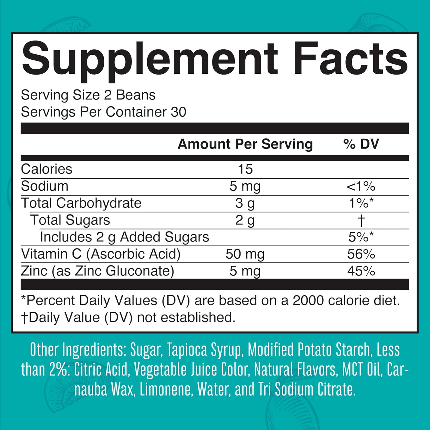 MaryRuth Organics Kids Immunity Beans with Vitamin C and Zinc - Immune Support Supplement for Kids 4+ - Peach Mango Flavor - Vegan, Non-GMO, Gluten Free - 60 Count