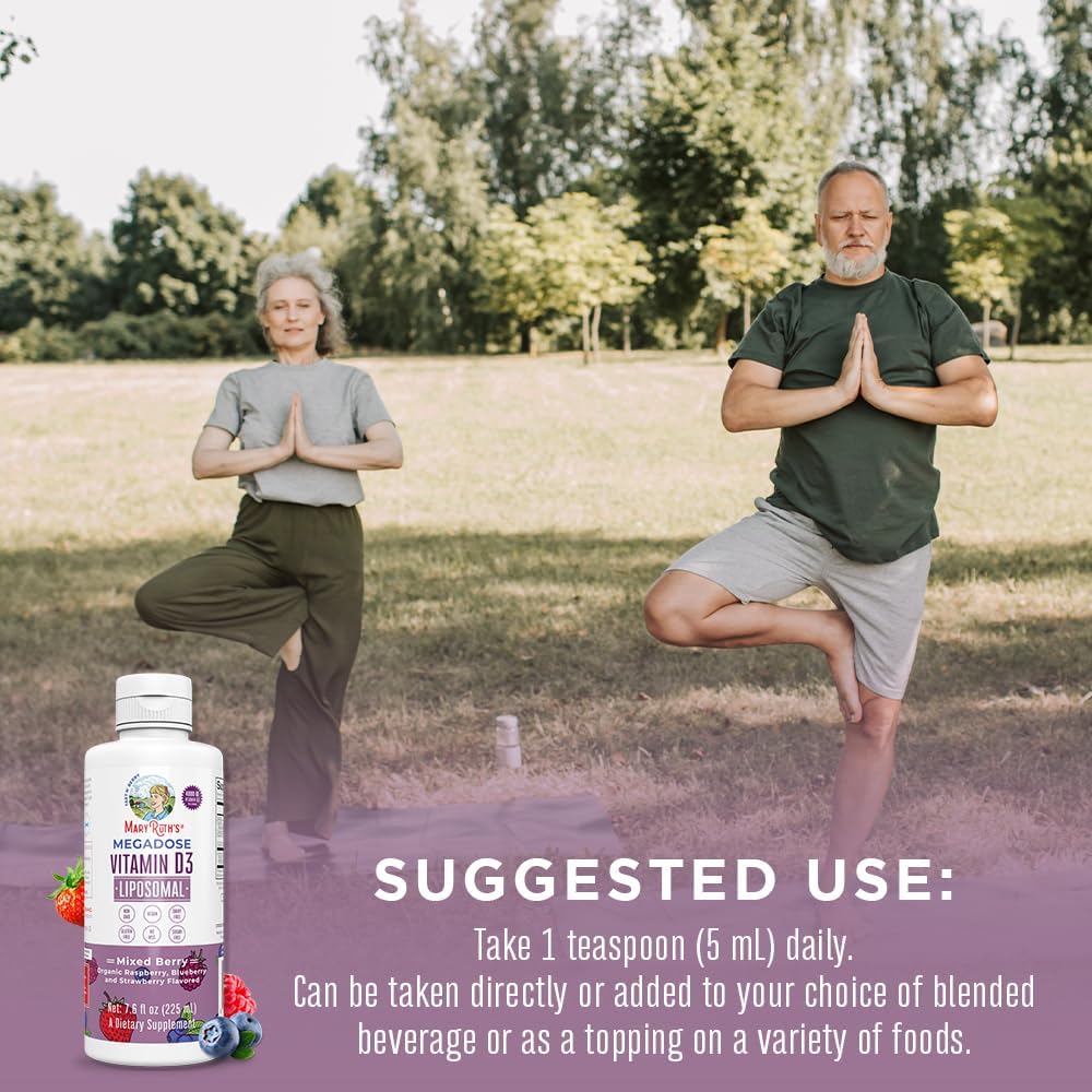 MaryRuth Organics Liposomal Reishi & Vitamin D3 Gummies | Immunity & Wellness Vitamins | Vegan & Non-GMO | Clean Label Project Verified