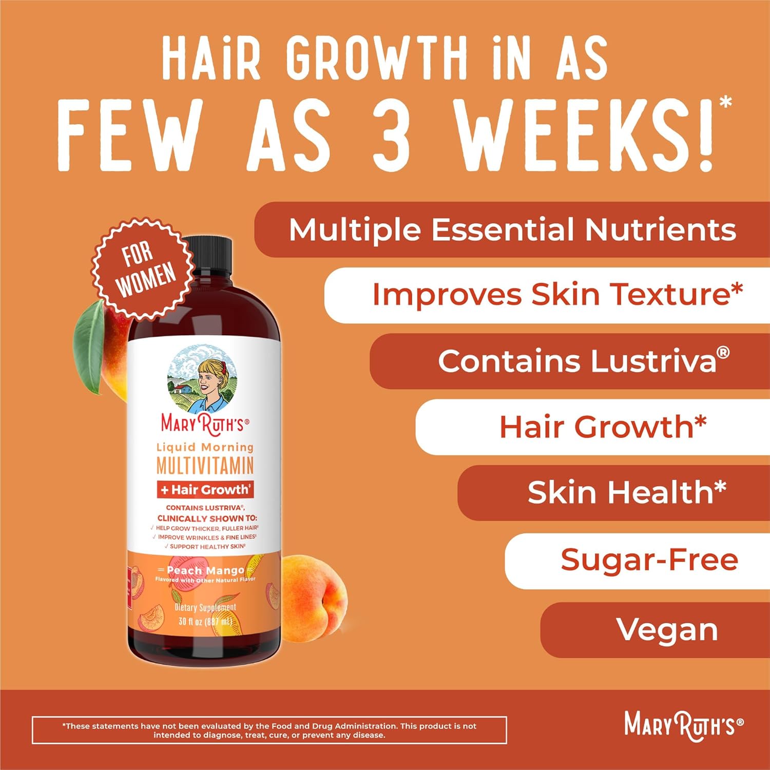 MaryRuth Organics Morning Multivitamin Bundle for Hair Growth - BoostGo Australia