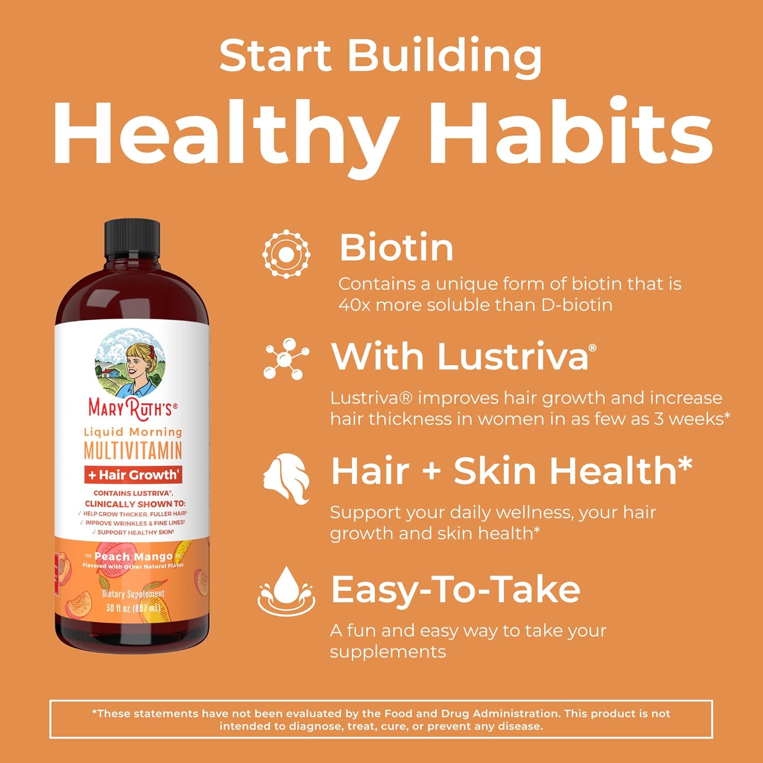 MaryRuth Organics Morning Multivitamin Bundle for Hair Growth - BoostGo Australia