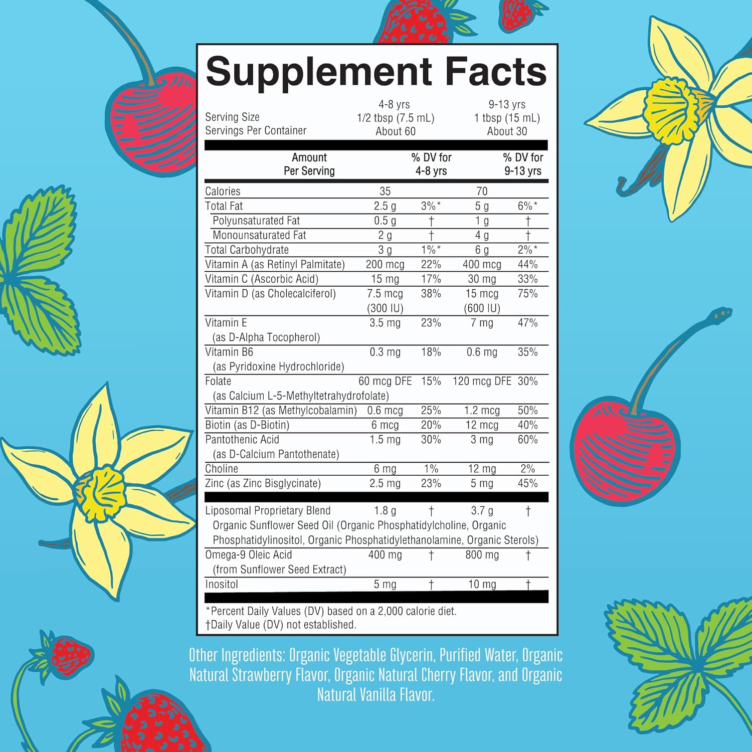 MaryRuth's Kids Liquid Multivitamin Bundle: Apple Berry & Liposomal Strawberry Cherry Vanilla | Clean Label Project Verified, Vegan, Non-GMO, Gluten Free for Overall Wellness