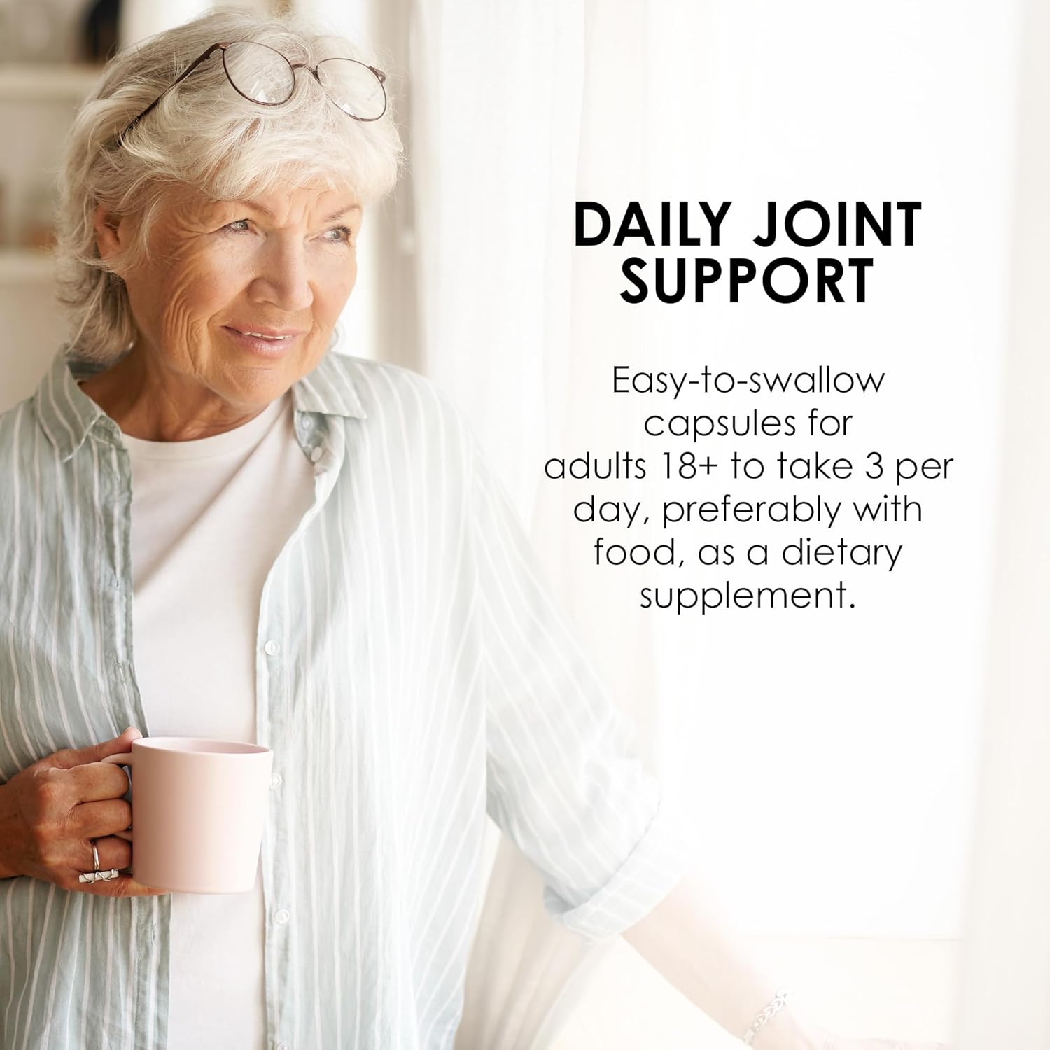 MASON NATURAL Glucosamine Chondroitin 1500/1200 + Vitamin C - Joint Health Support, Flexibility & Mobility - 100 Capsules