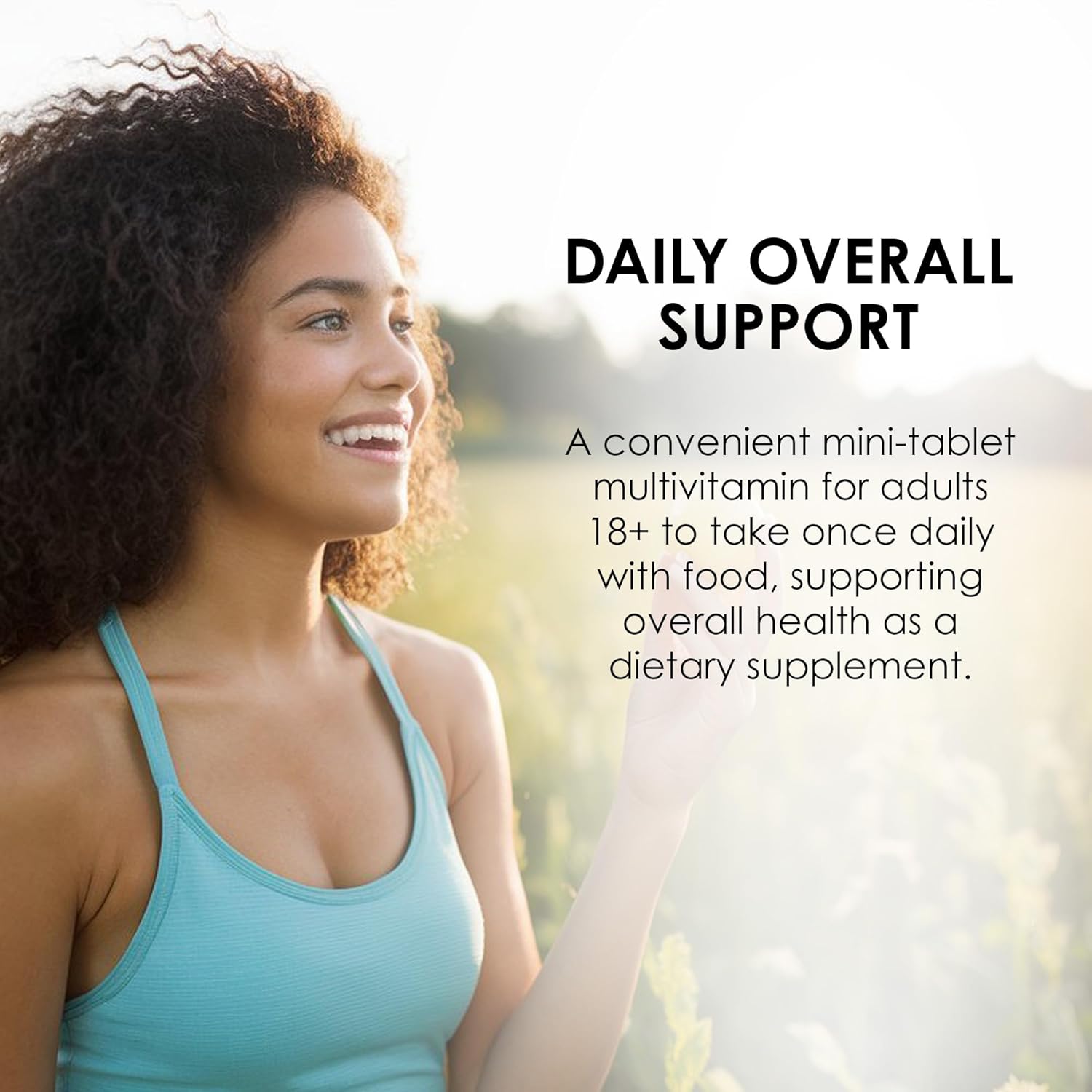 MASON NATURAL Iron & Multivitamin Daily Mini Supplements with Vitamins A, C, D, E, B1, B2, B3, B6, B12, Folate, and Calcium - 100 Day Supply (3-Pack)