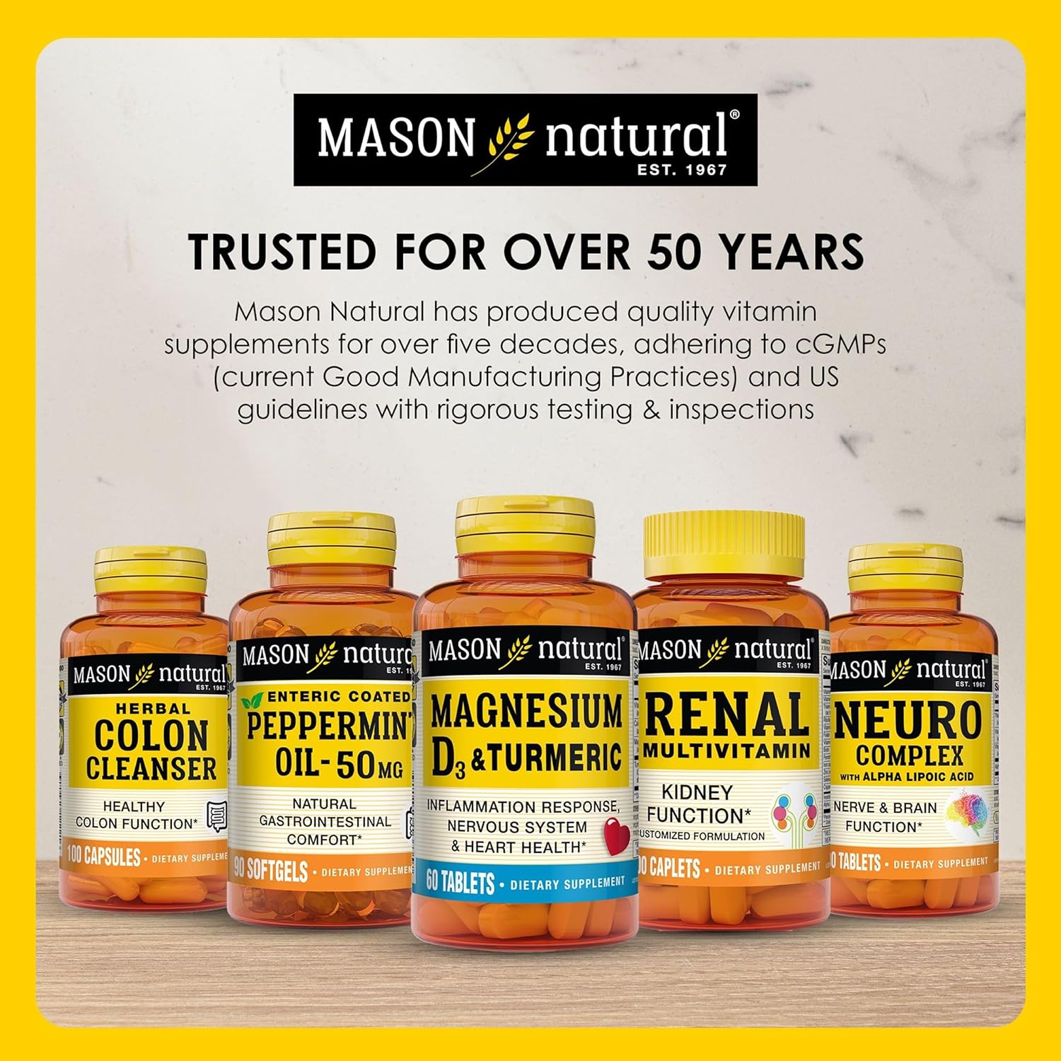 MASON NATURAL Lutein 6 mg with Vitamin E - 2 Month Supply for Healthy Vision & Eye Function
