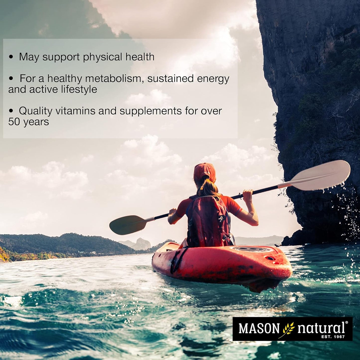 MASON NATURAL Vitamin B1 100 mg Tablets - Support Energy Conversion, Nerve & Immune Health (Pack of 3)
