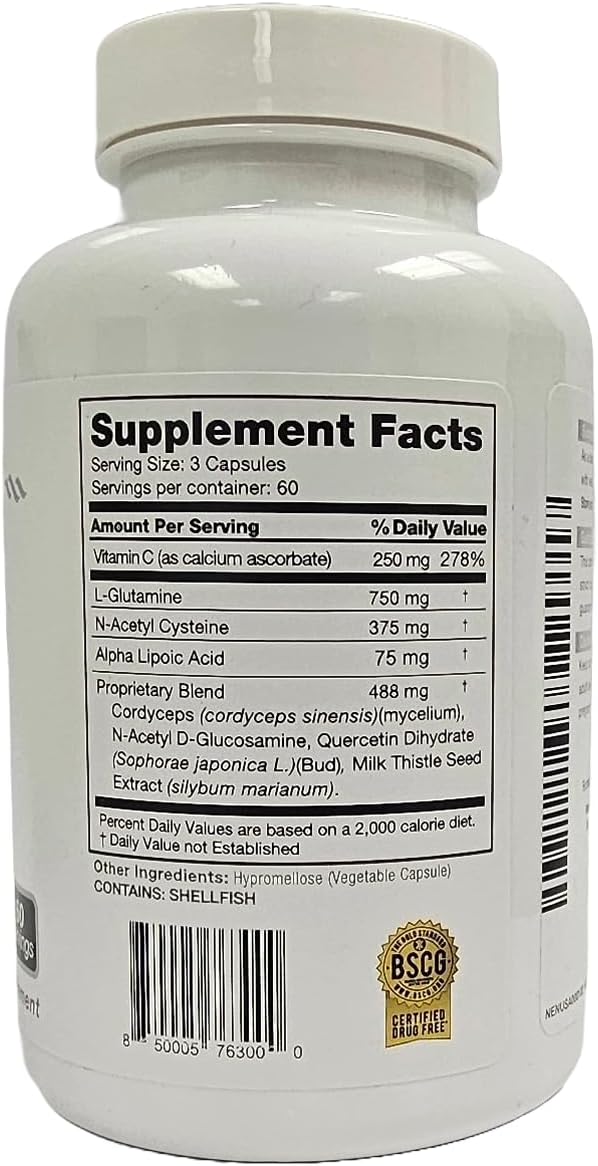 Max International Max GXL NAC Formula, 360 Capsules, 60 Servings, Pack of 2