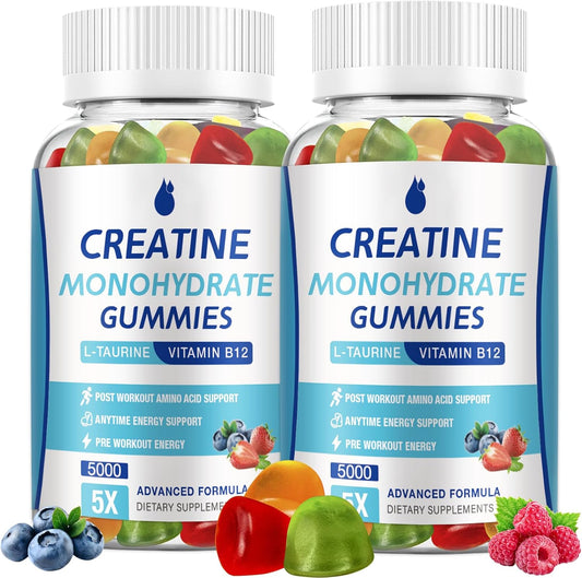 MaxHemp Sugar-Free Vegan Creatine Monohydrate Gummies - 5g per Serving