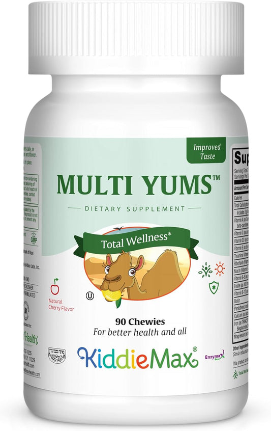 Maxi Health Chewable Multi YUMS - Assorted Flavors - 90 Chewies - Kosher - Multivitamins & Minerals