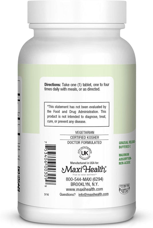 Maxi Health Max C Gram Plus - 90 Capsules for Immune Support and Overall Health Boost
