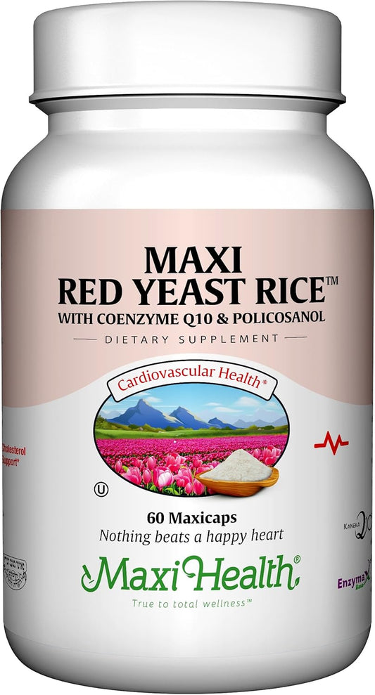 Maxi Red Yeast Rice Complex Capsules - 600 Mg, 60 Count