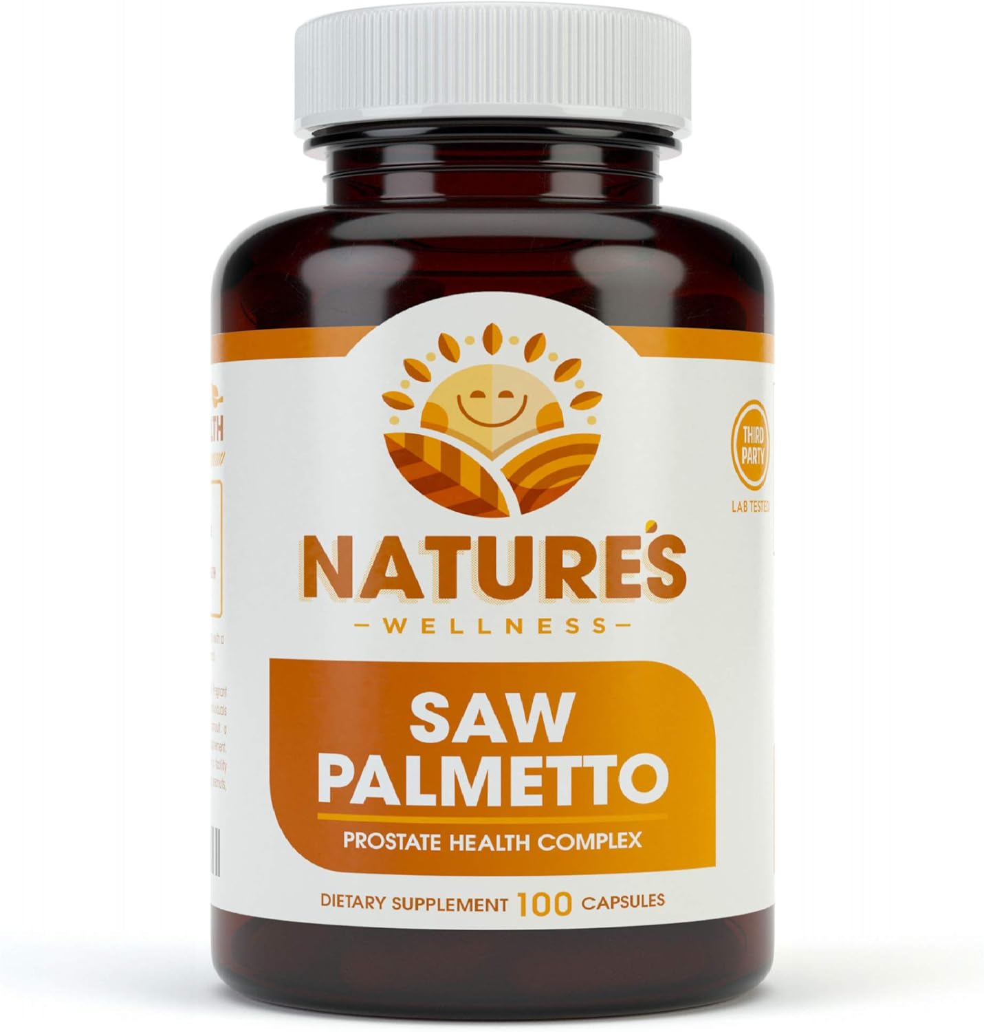 Maximum Strength 1000mg Saw Palmetto Prostate Supplement with Berry Power + Extract - Promotes Prostate Health, Reduces Frequent Urination, Blocks DHT Hair Loss - 100 Capsules