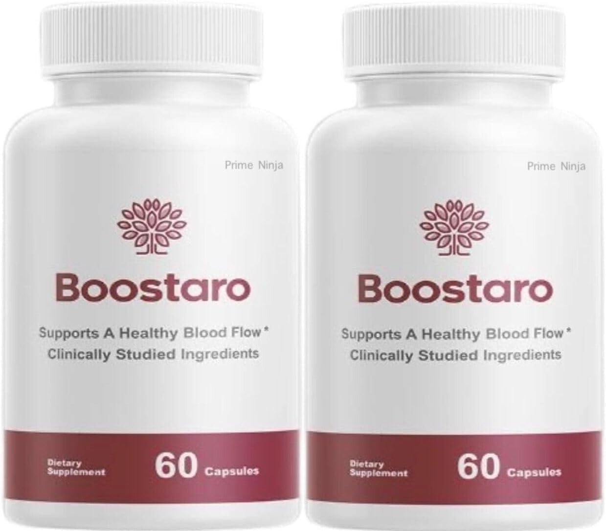 Maximum Strength Boost~aroo Pills for Blood Flow Support - 120 Capsules - 2 Bottles in US Stock