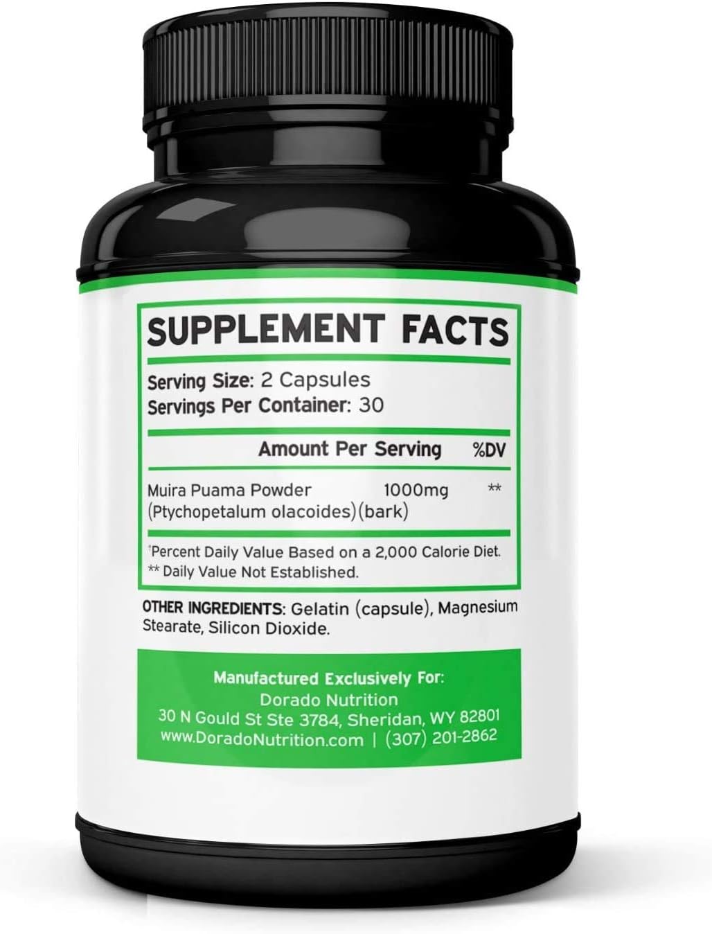 Maximum Strength Horny Goat Weed & Muira Puama Root Extract Supplement for Men and Women - 2590mg