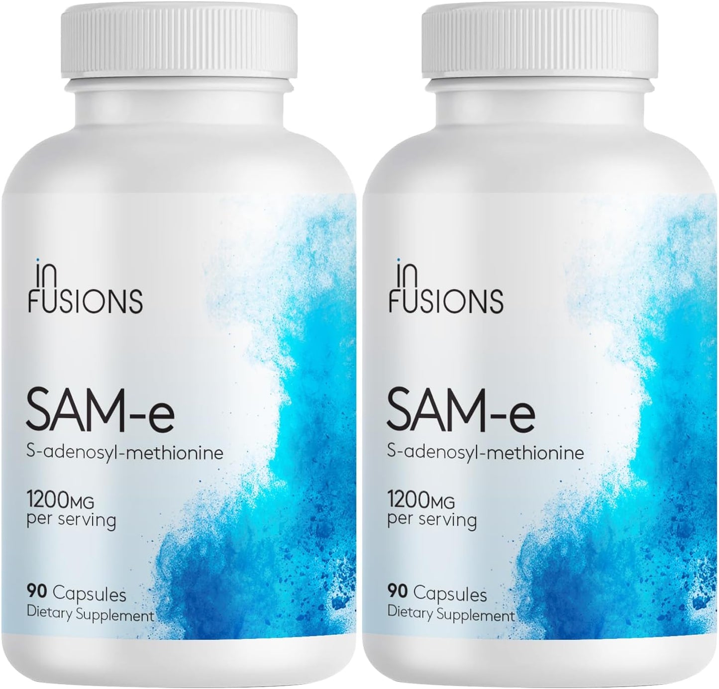 Maximum Strength Pure SAM-e 1200mg Capsules - 90 Vegetable Capsules