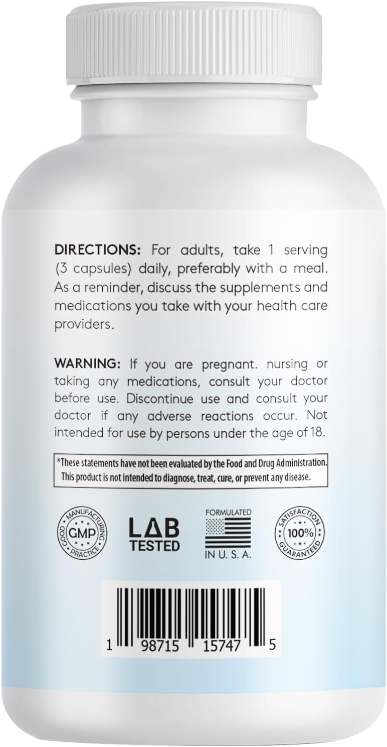 Maximum Strength Pure SAM-e 1200mg Capsules - 90 Vegetable Capsules