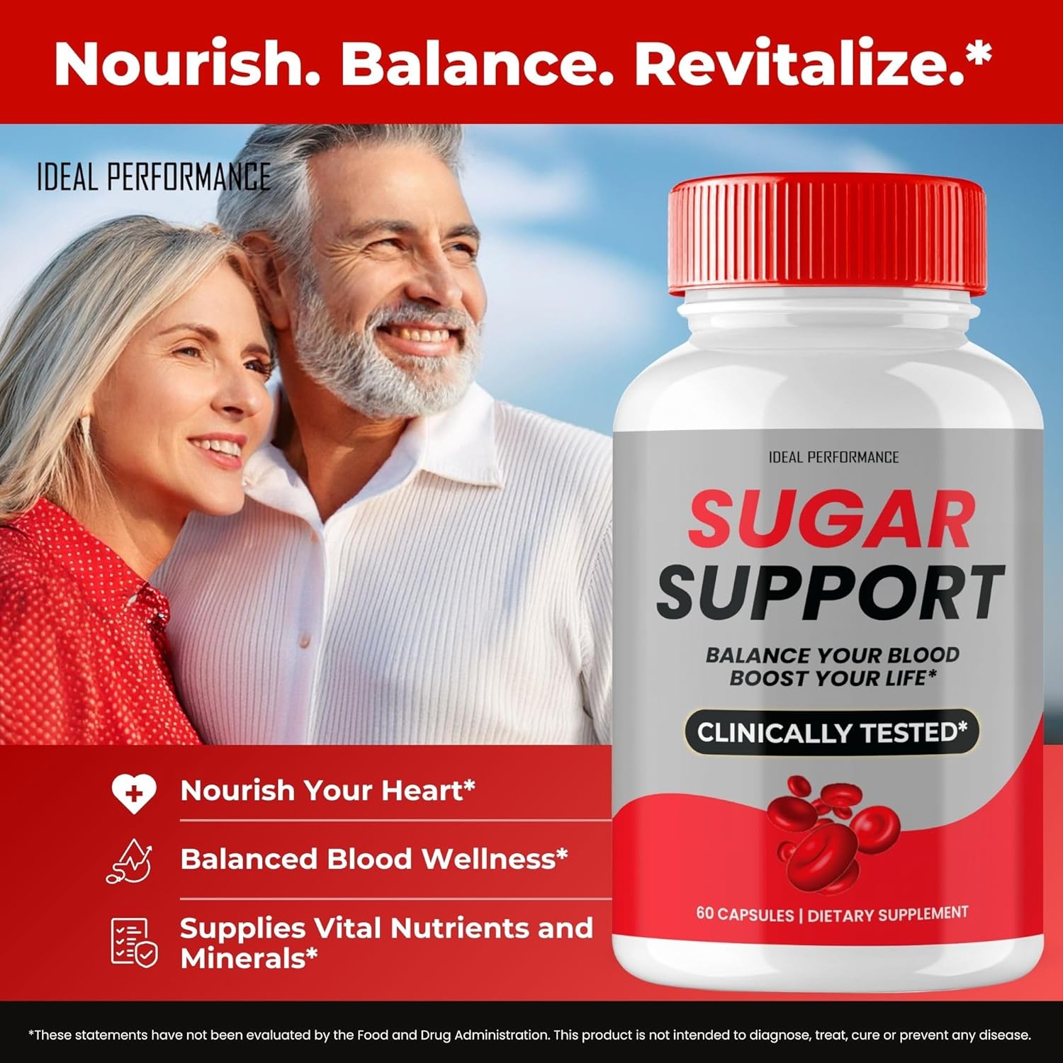 Maximum Strength Sugar Support Capsules - Advanced Formula Supplement for Sugar Health - Natural Pills (5 Pack)