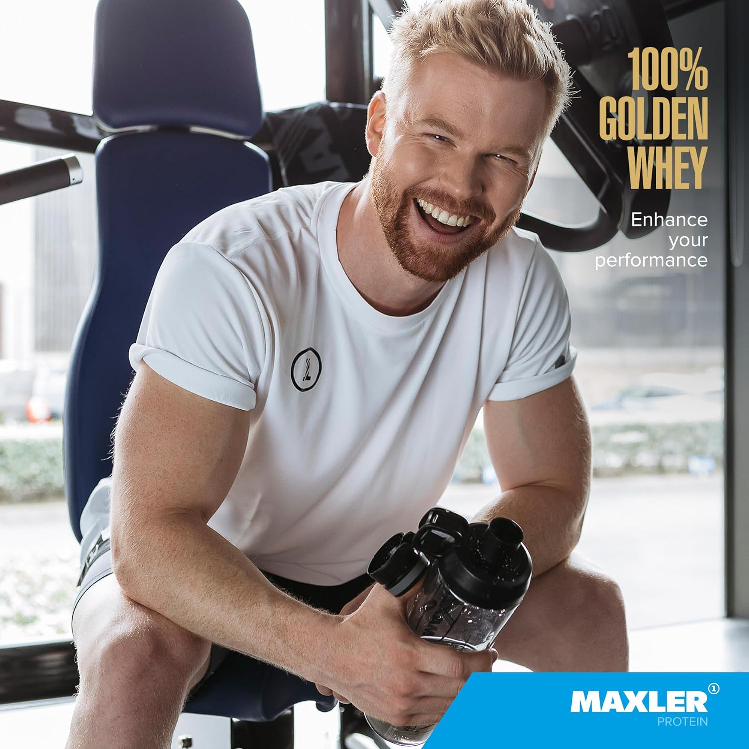 Maxler 100% Golden Whey Protein Powder - 22g per Serving - Fast-Absorbing Blend - Chocolate Peanut Butter Flavor - 5 lbs
