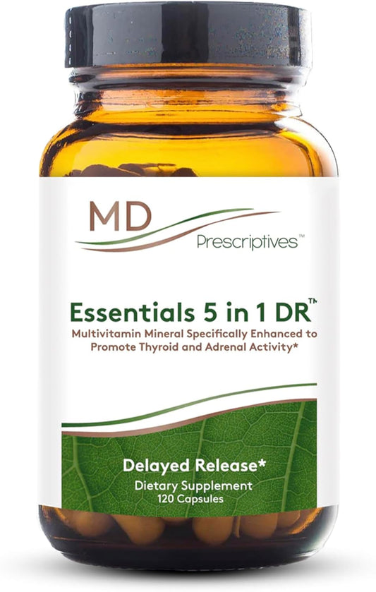 MD Prescriptives Essential Multi (Delayed Release) - 120 Capsules - Multivitamin Mineral Complex Supplement for Hormone Support