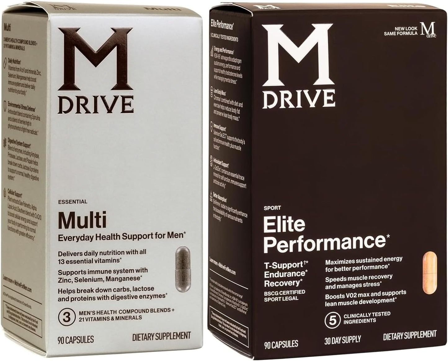 Mdrive Elite Multi: Boost Energy, Strength, and Immune Health with Natural Ingredients & Digestive Enzymes
