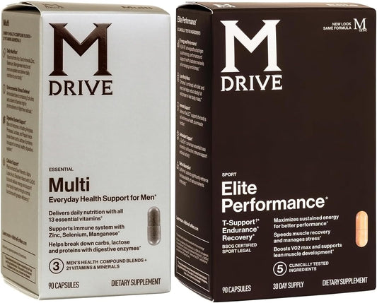 Mdrive Elite Multi: Boost Energy, Strength, and Immune Health with Natural Ingredients & Digestive Enzymes