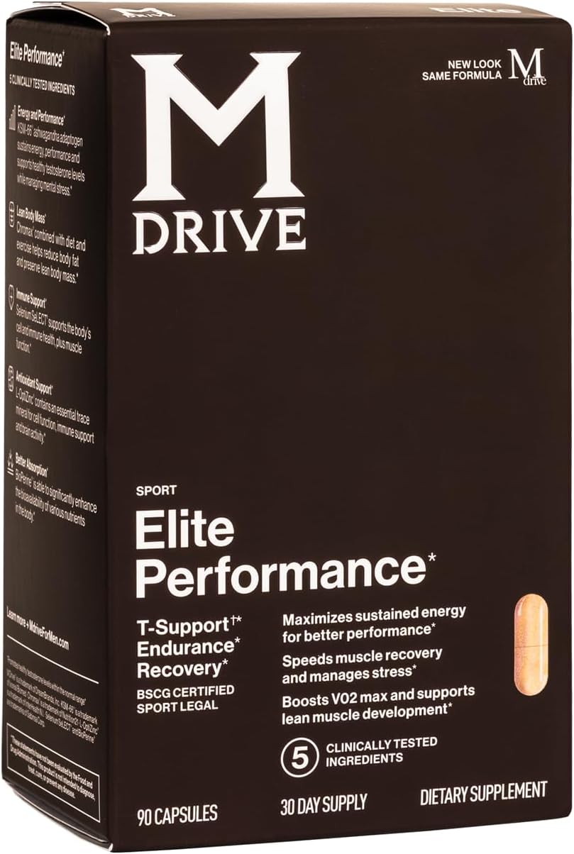 Mdrive Elite Multi: Boost Energy, Strength, and Immune Health with Natural Ingredients & Digestive Enzymes